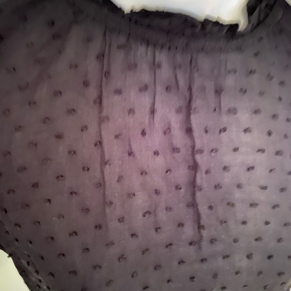 NWT Gap black dot blouse. Size M. - Picture 4 of 9